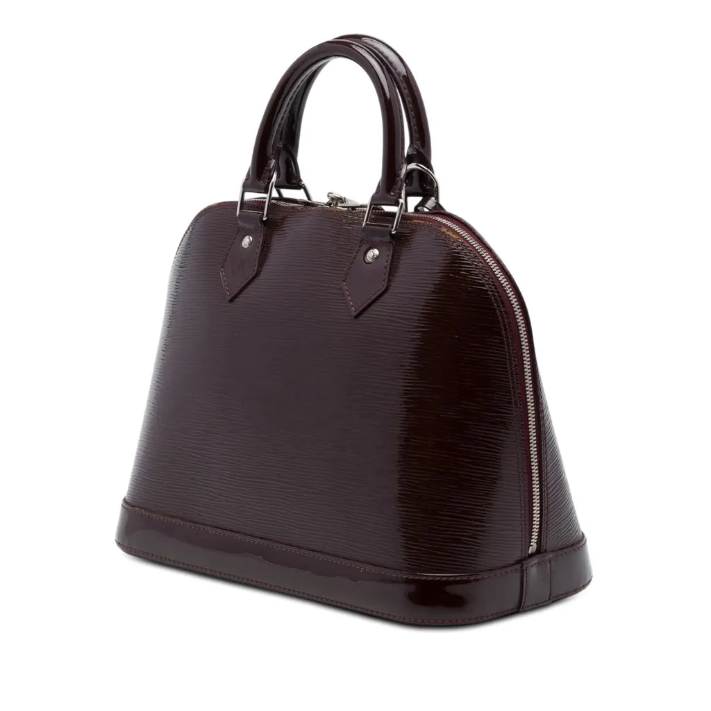 Louis Vuitton Electric Epi Alma PM Purple Leather Very good - Back View