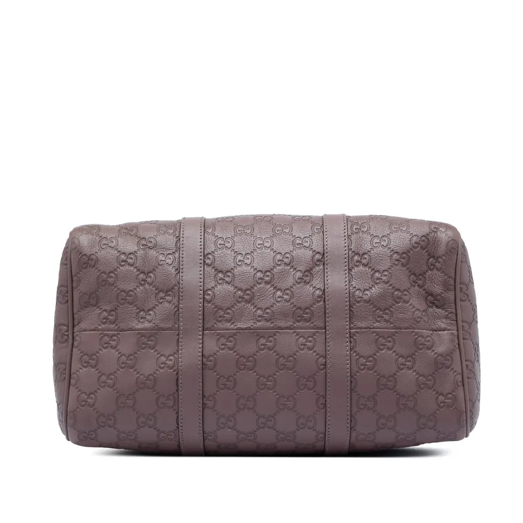 Gucci Medium Guccissima Joy Boston Bag Brown Leather Very good - Inside View