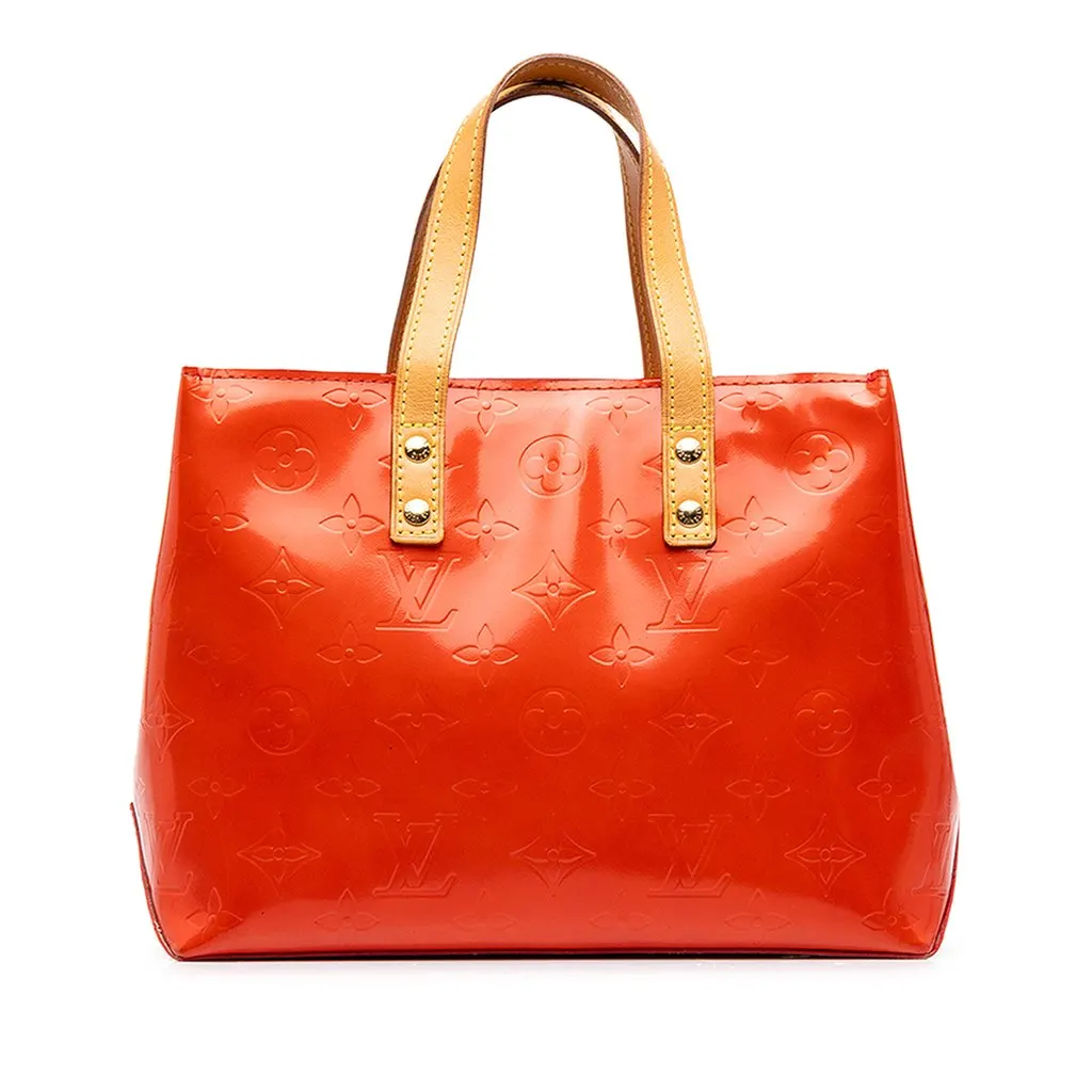Louis Vuitton Monogram Vernis Reade PM Red Leather Good - Front View