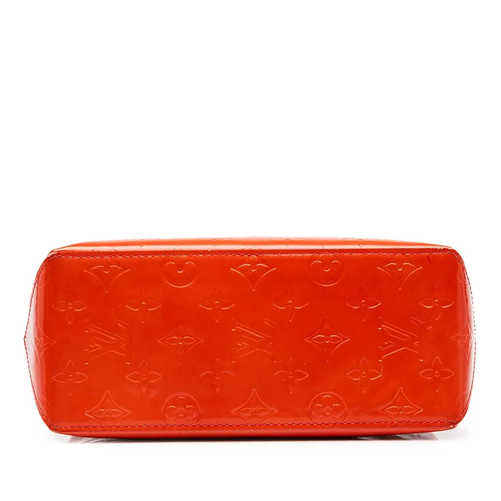 Louis Vuitton Monogram Vernis Reade PM Red Leather Good - Inside View