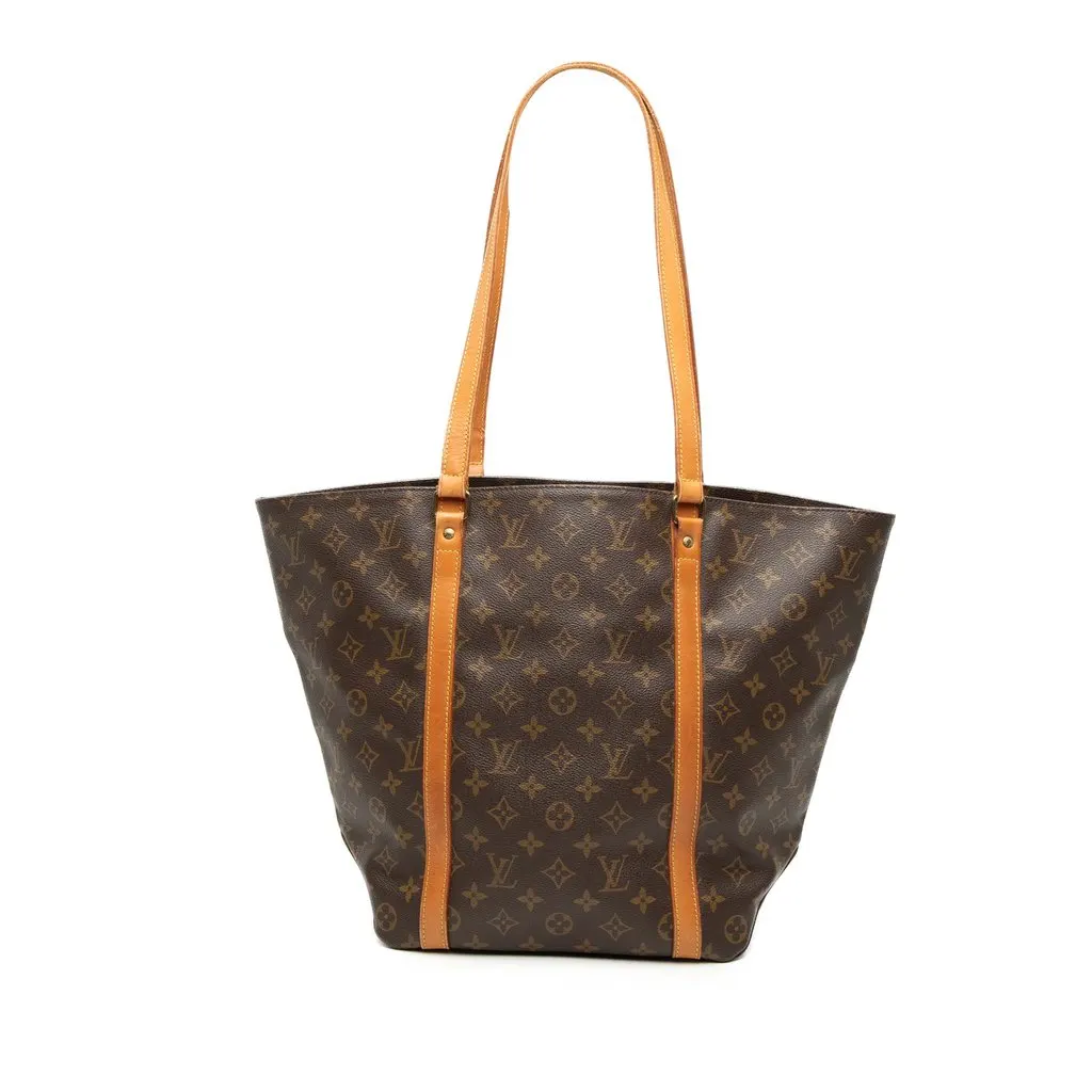 Louis Vuitton Monogram Sac Shopping Brown Very good - Front View