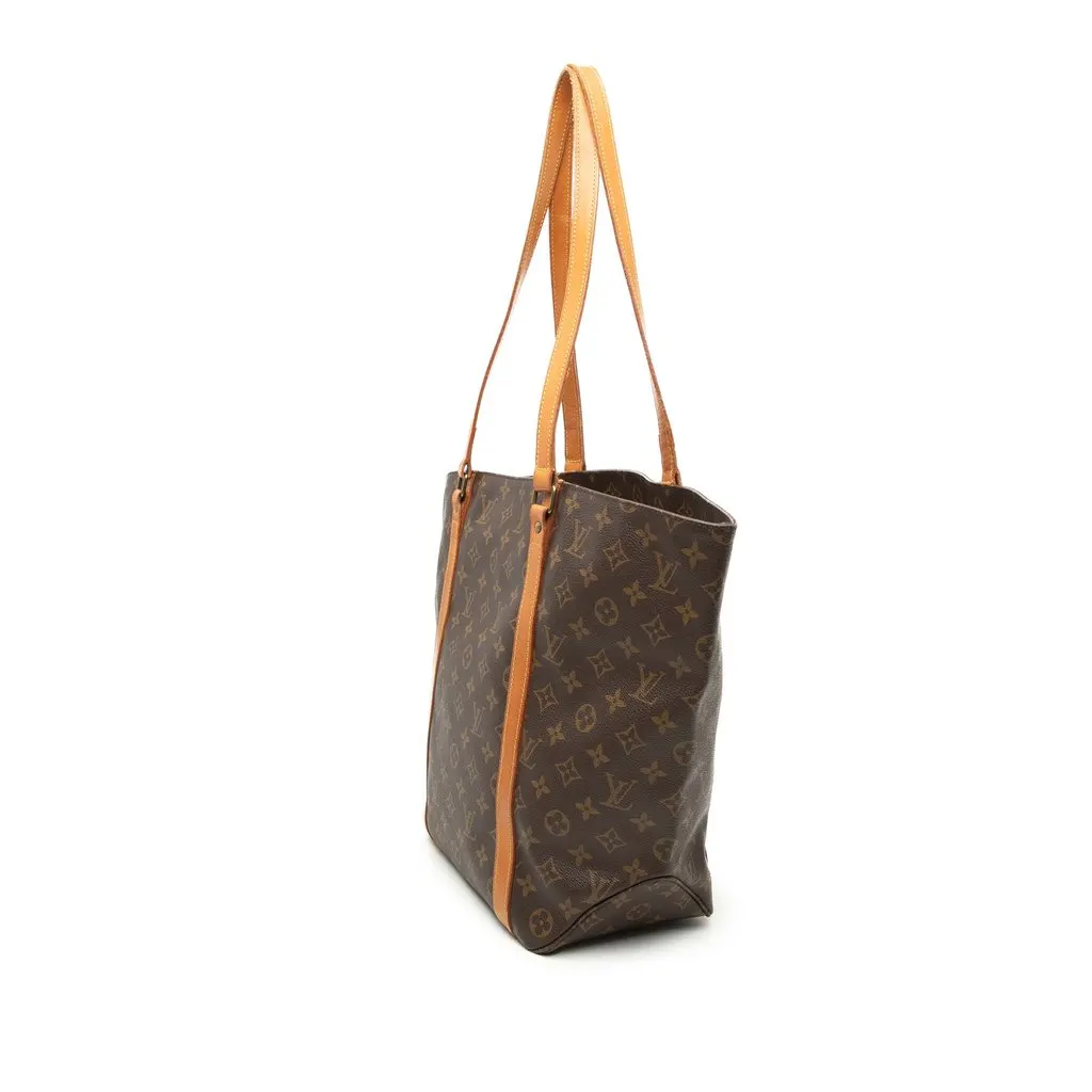Louis Vuitton Monogram Sac Shopping Brown Very good - Back View