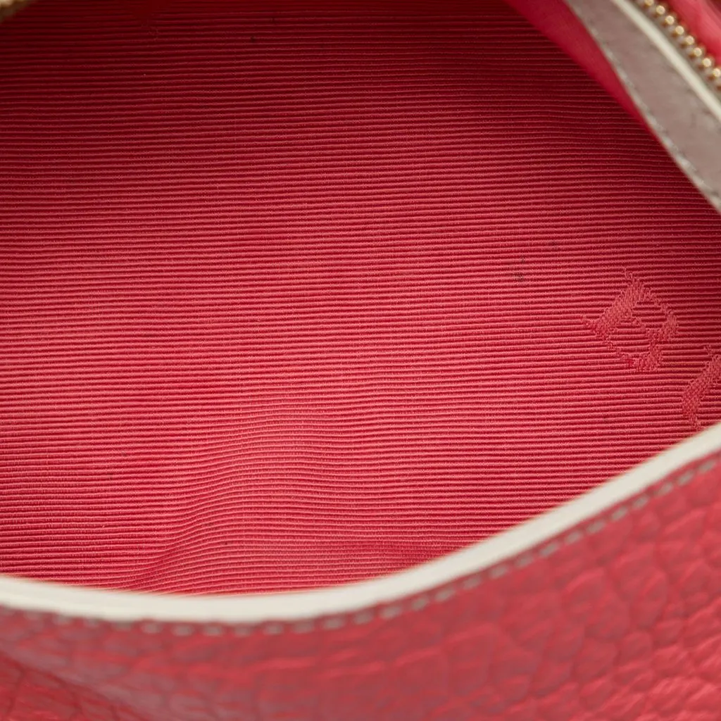 Burberry Medium Grained Calfskin Mildenhall Crossbody Pink Leather Very good - Model View