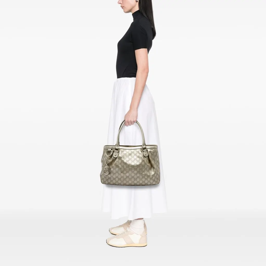 Gucci Guccissima Sukey Tote Gold Leather Good - Box View