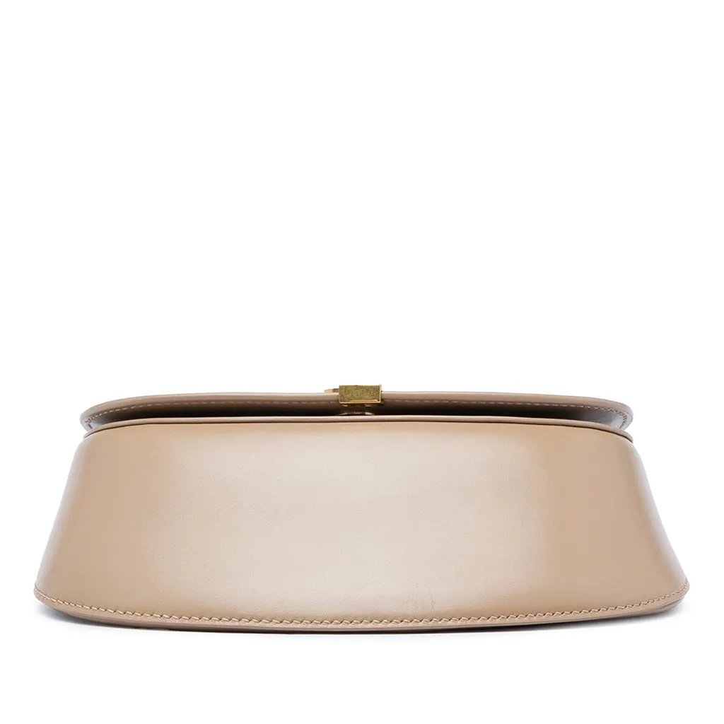 Saint Laurent Mini Box Calfskin Monogram Voltaire Top Handle Bag Beige Leather Very good - Inside View