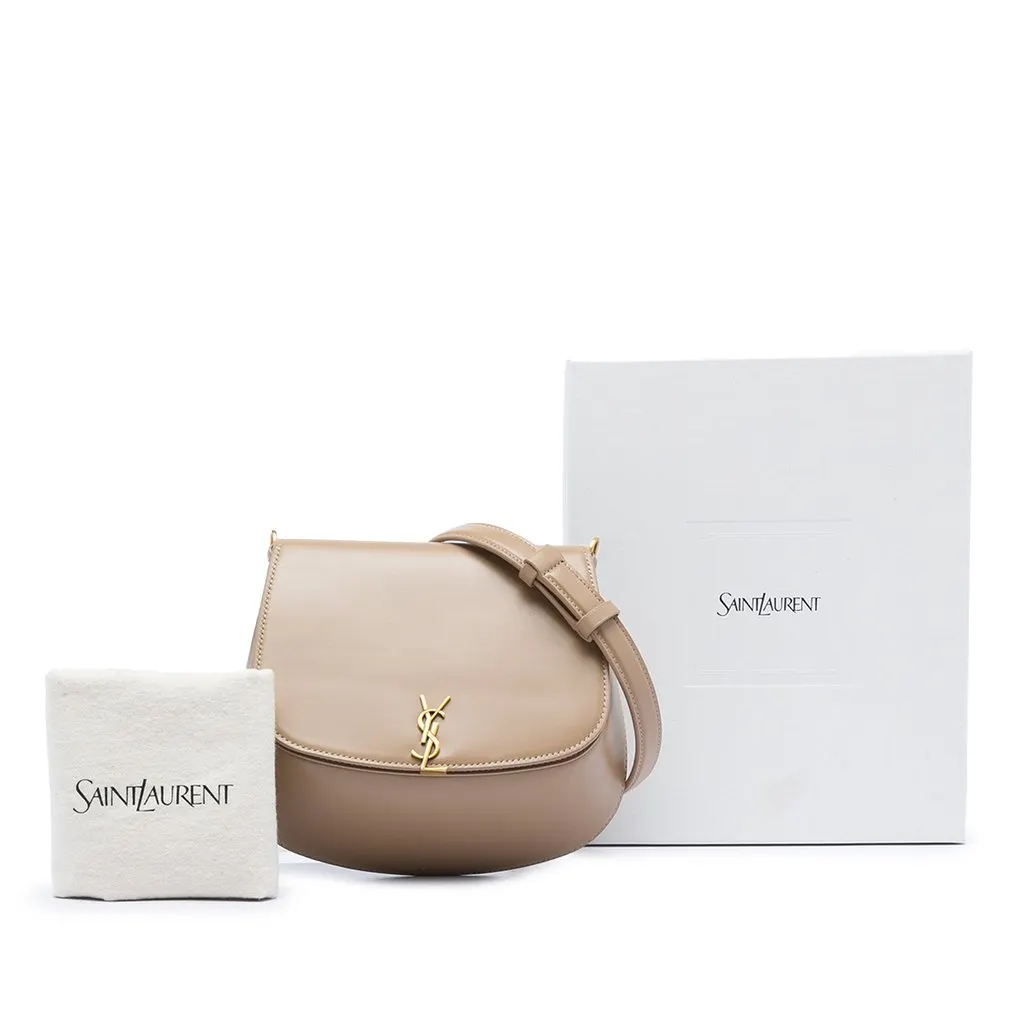 Saint Laurent Mini Box Calfskin Monogram Voltaire Top Handle Bag Beige Leather Very good - Box View