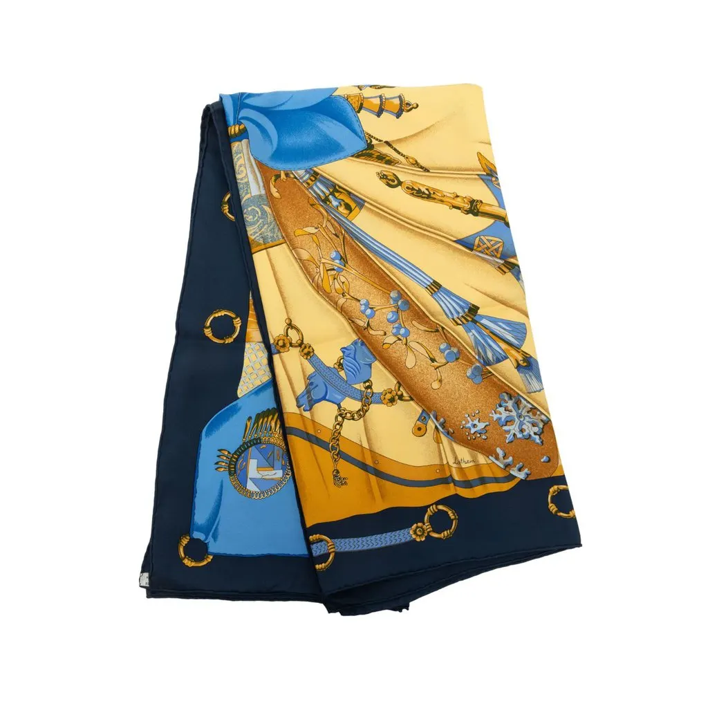 Hermès Soleil de Soie Silk Scarf 90