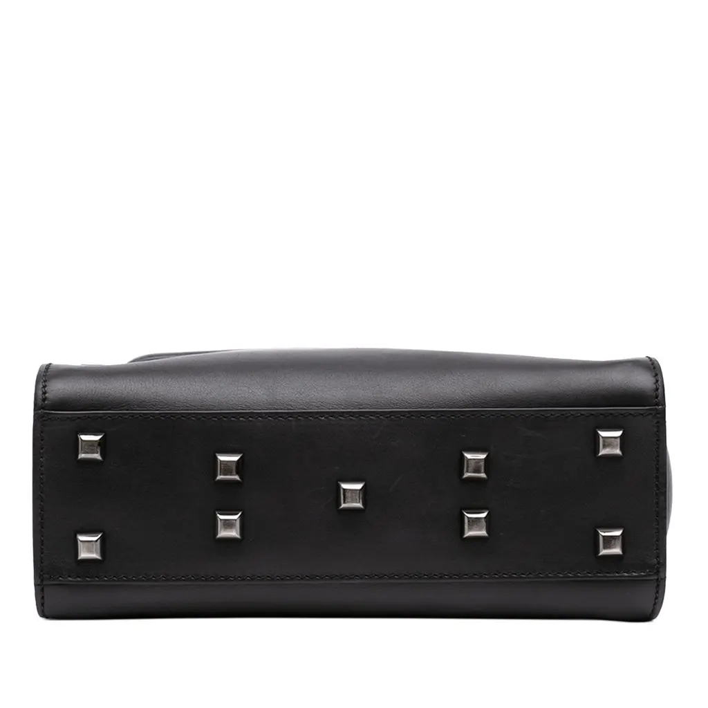 Valentino Small Leather My Rockstud Frame Satchel Black Leather Very good - Inside View