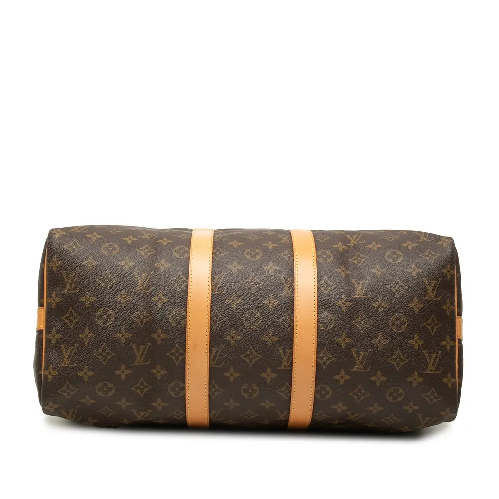 Louis Vuitton Monogram Keepall Bandouliere 45 Brown Very good - Inside View