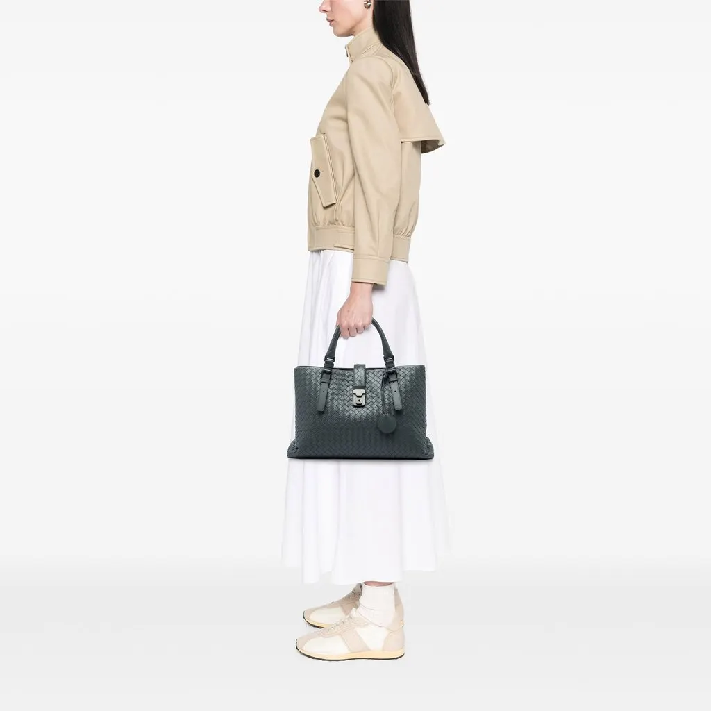 Bottega Veneta Medium Nappa Intrecciato Roma Tote MultiColor Leather Good - Box View