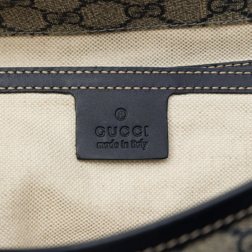 Gucci GG Supreme Messenger Bag Beige Canvas Very good - Box View