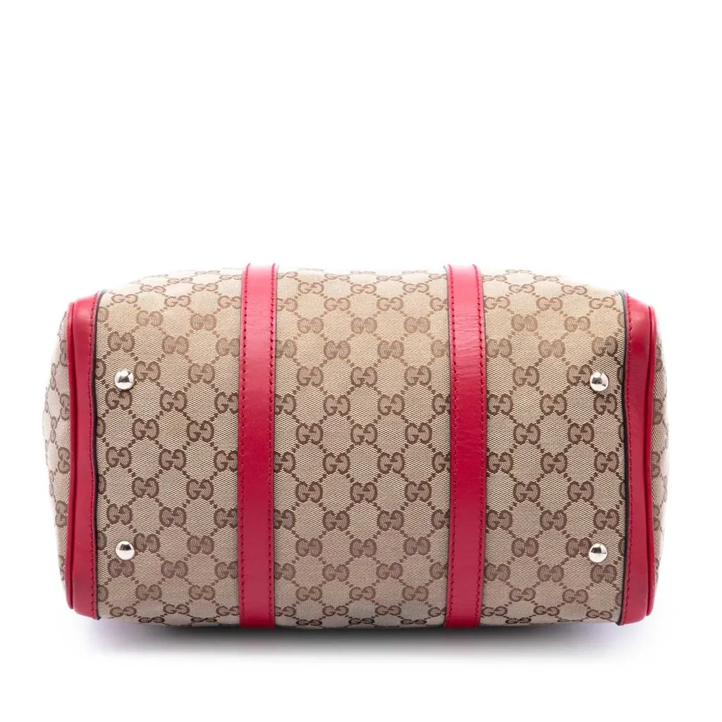 Gucci Medium GG Canvas Joy Boston Bag Beige Canvas Very good - Inside View