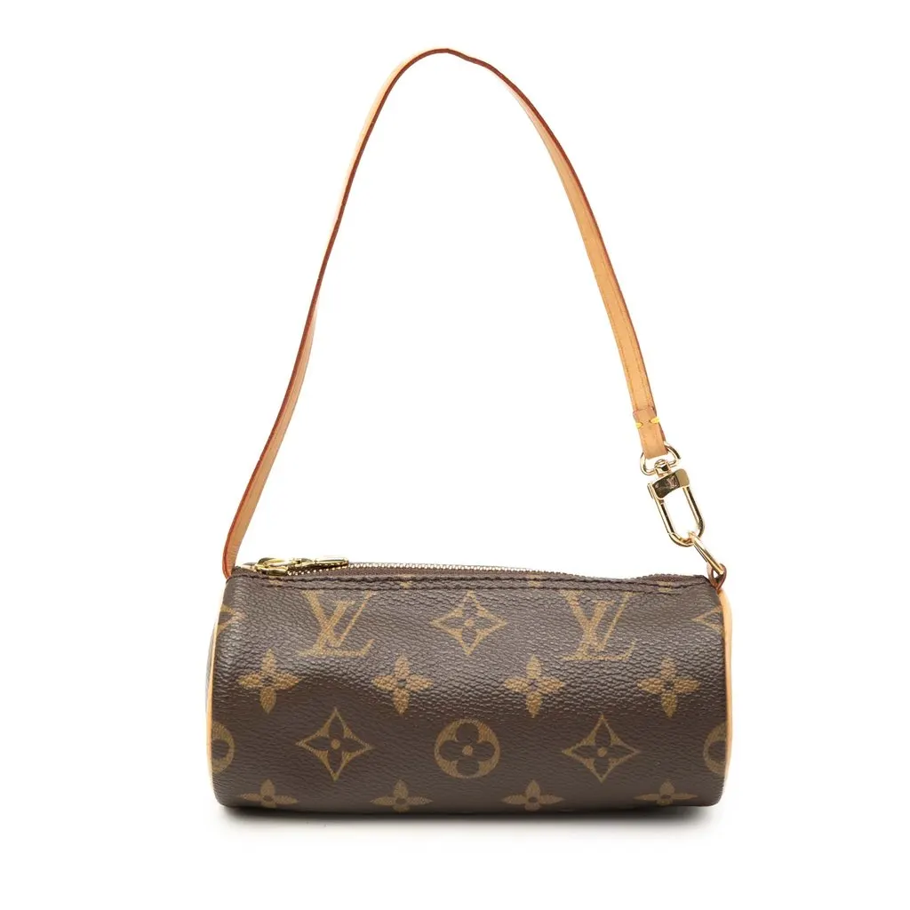Louis Vuitton Monogram Papillon Pochette Brown Very good - Front View