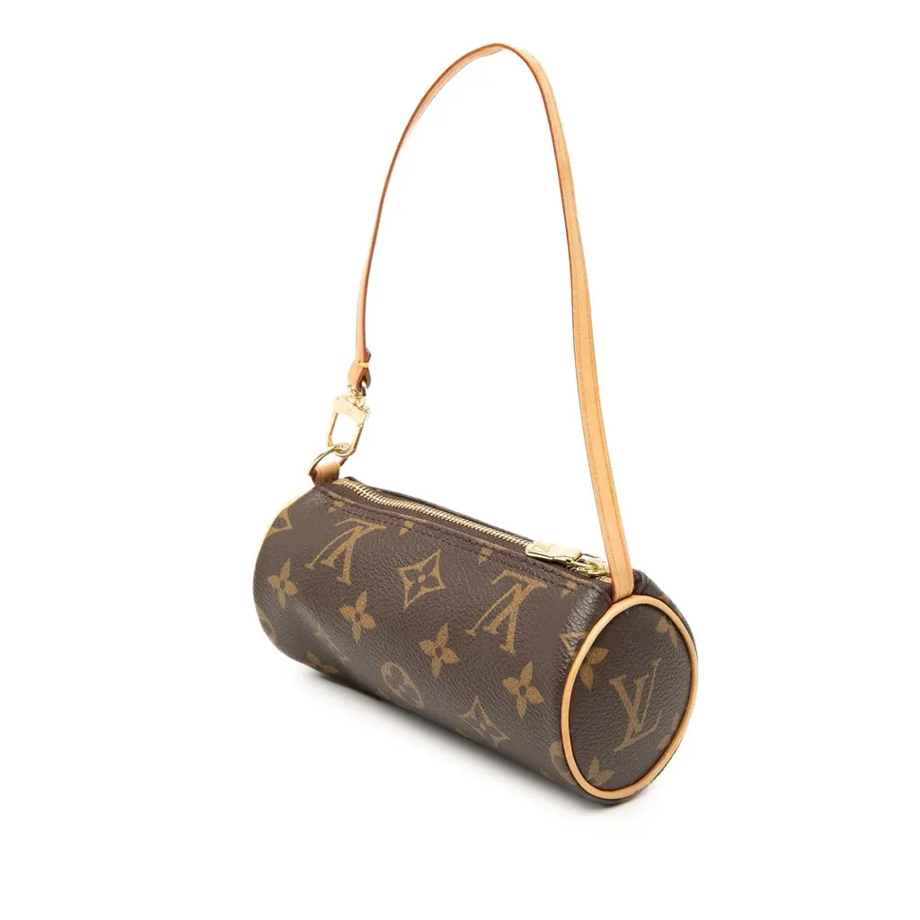 Louis Vuitton Monogram Papillon Pochette Brown Very good - Back View