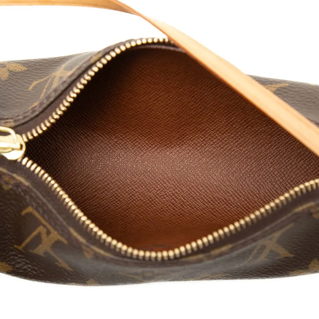 Louis Vuitton Monogram Papillon Pochette Brown Very good - Model View