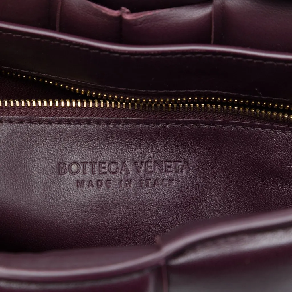 Bottega Veneta Nappa Intrecciato Padded Cassette Crossbody Red Leather Good - Box View