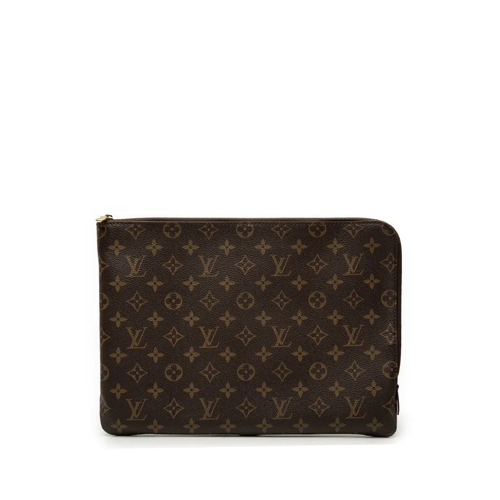 Louis Vuitton Monogram Etui Voyage MM Brown Very good - Front View