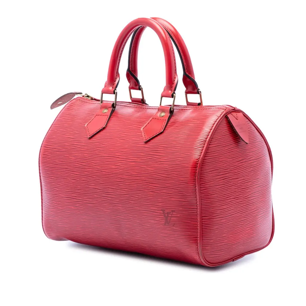 Louis Vuitton Epi Speedy 30 Red Leather Very good - Back View