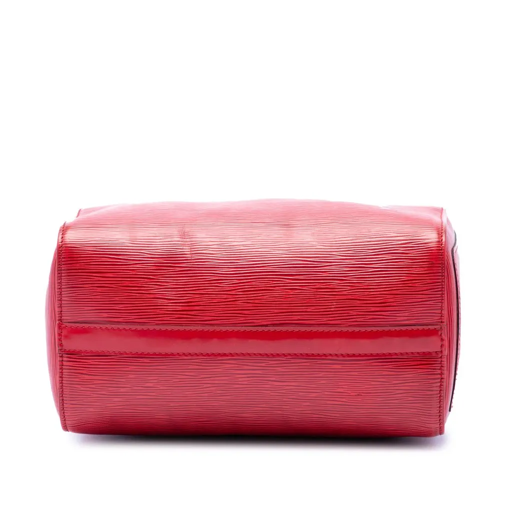 Louis Vuitton Epi Speedy 30 Red Leather Very good - Inside View