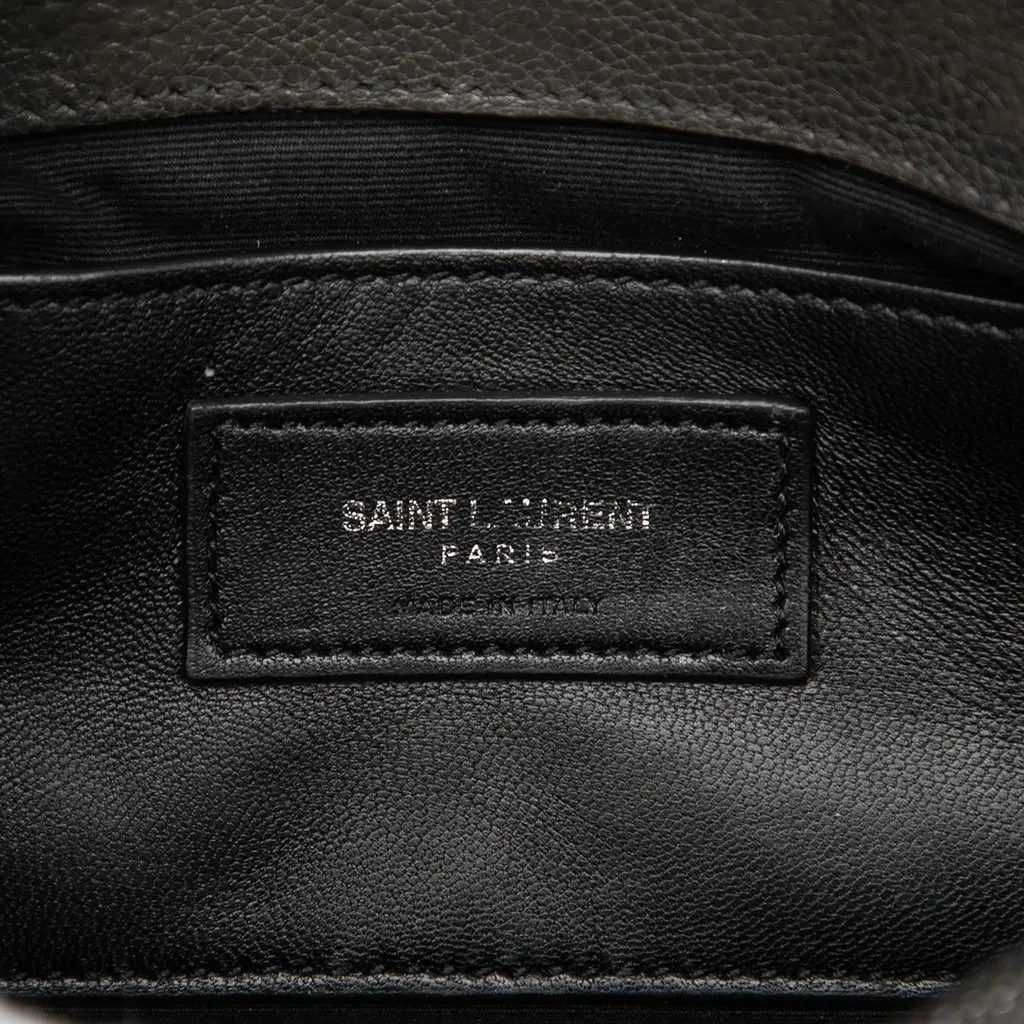 Saint Laurent Medium Chevron Sheepskin Monogram College Satchel MultiColor Leather Very good - Box View