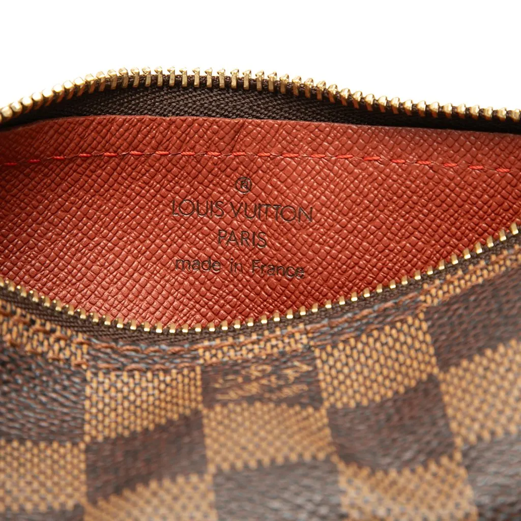 Louis Vuitton Damier Ebene Papillon Pochette Brown Very good - Box View