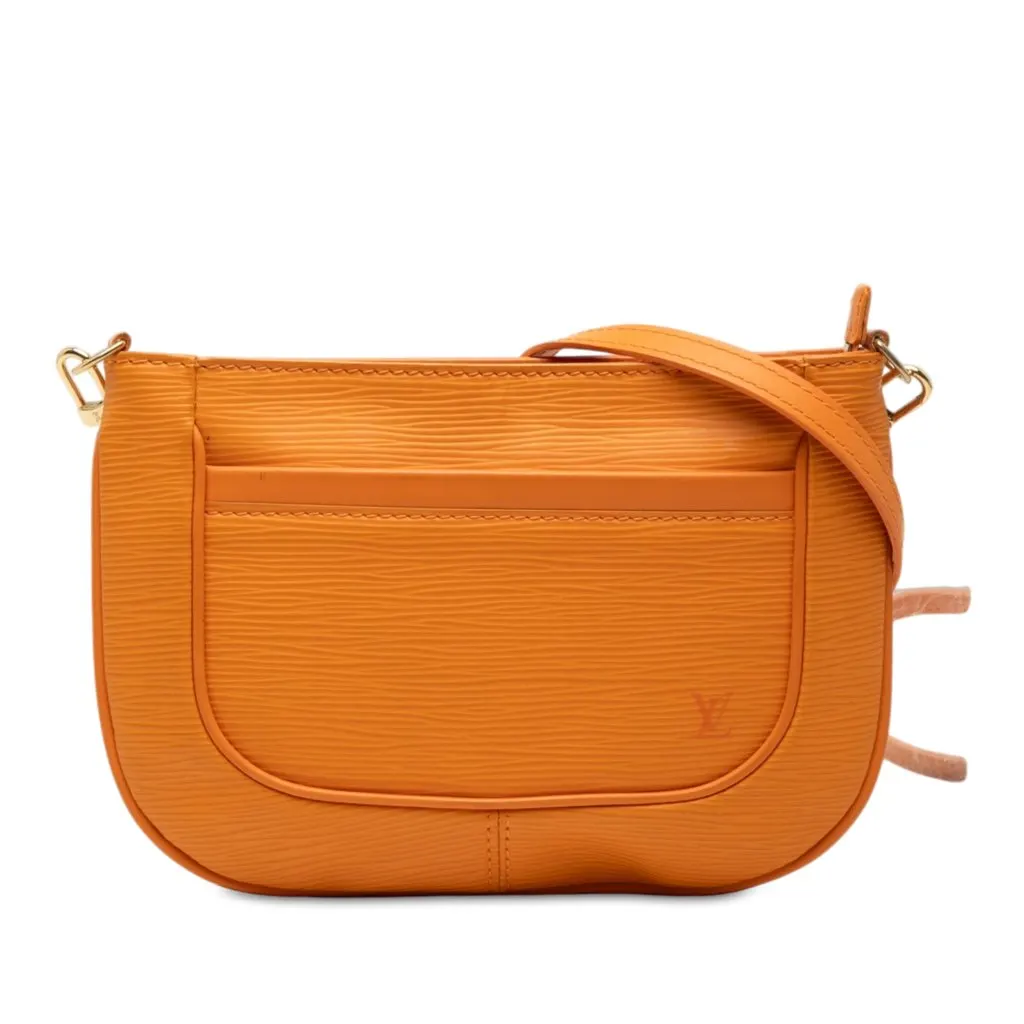 Louis Vuitton Epi Sarvanga Orange Leather Very good - Front View