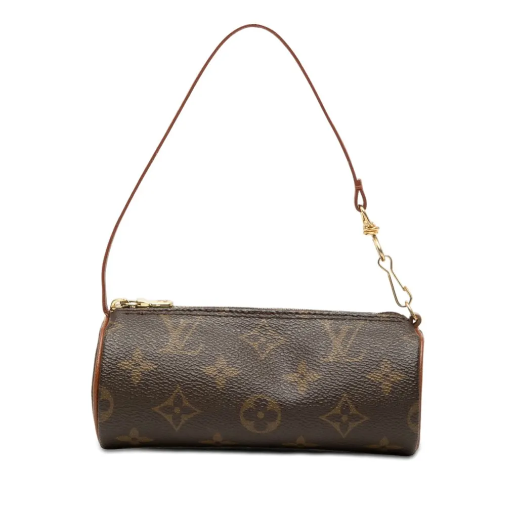 Louis Vuitton Monogram Papillon Pochette Brown Canvas Very good - Front View