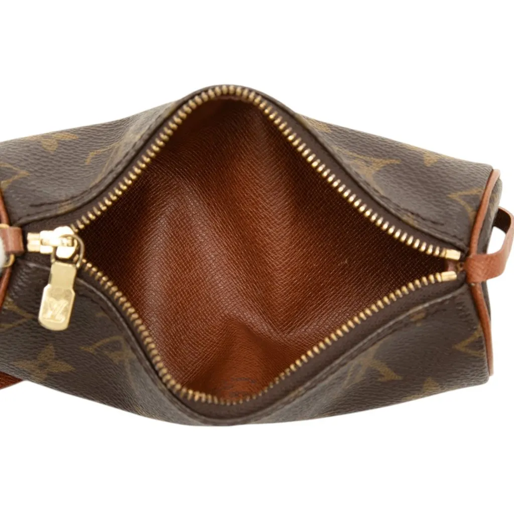 Louis Vuitton Monogram Papillon Pochette Brown Canvas Very good - Model View
