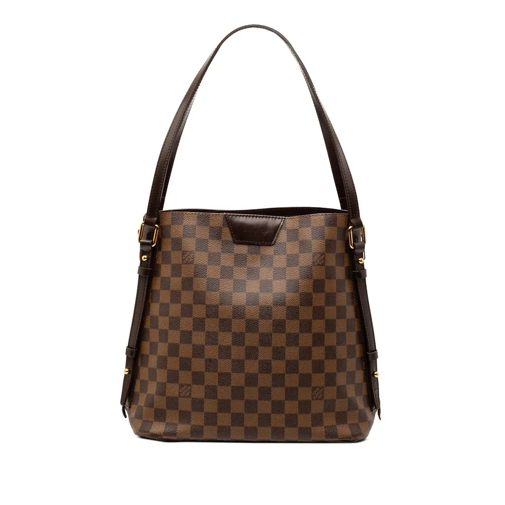 Louis Vuitton Damier Ebene Cabas Rivington Brown Very good - Front View