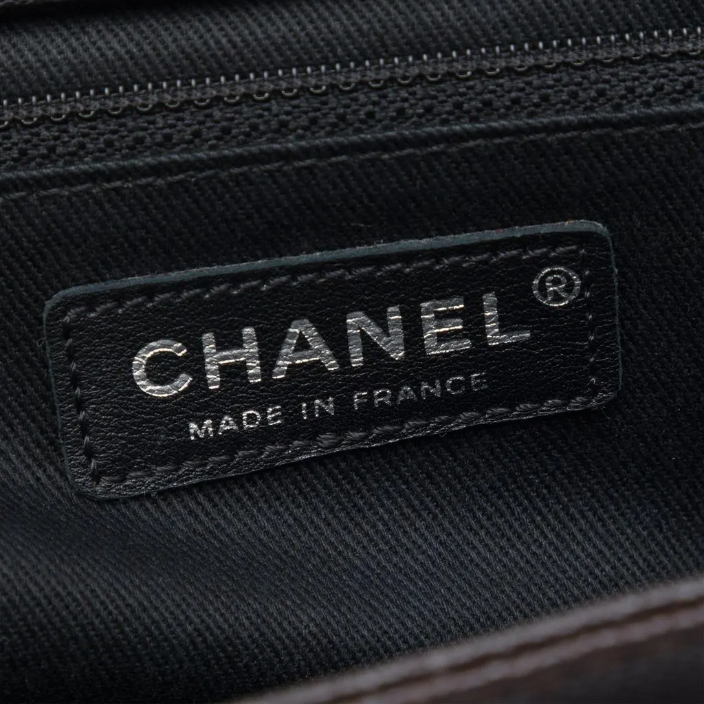 Chanel Quilted Caviar Reissue 2.55 Pocket Mademoiselle Accordion Flap Brown Leather Very good - Box View