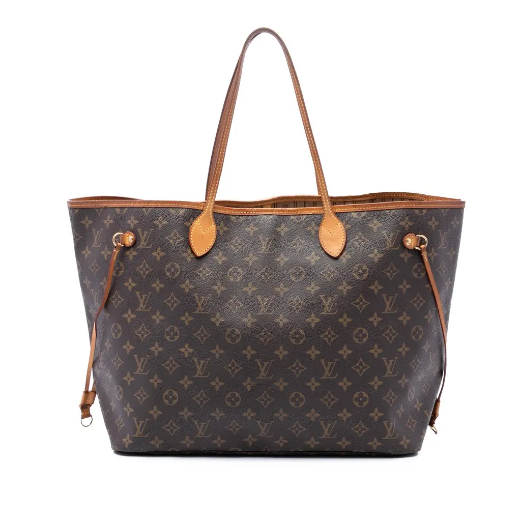 Louis Vuitton Monogram Neverfull GM Brown Canvas Very good - Front View