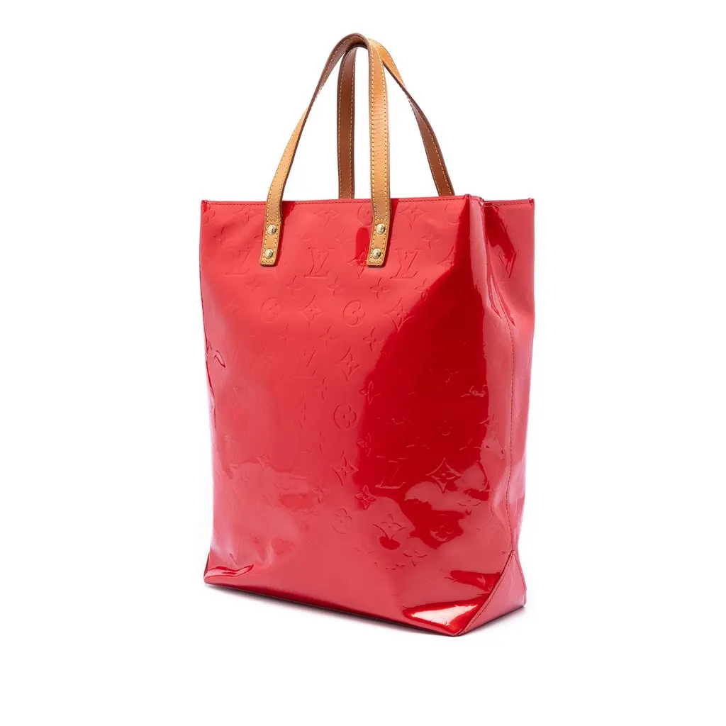 Louis Vuitton Monogram Vernis Reade MM Red Leather Very good - Back View