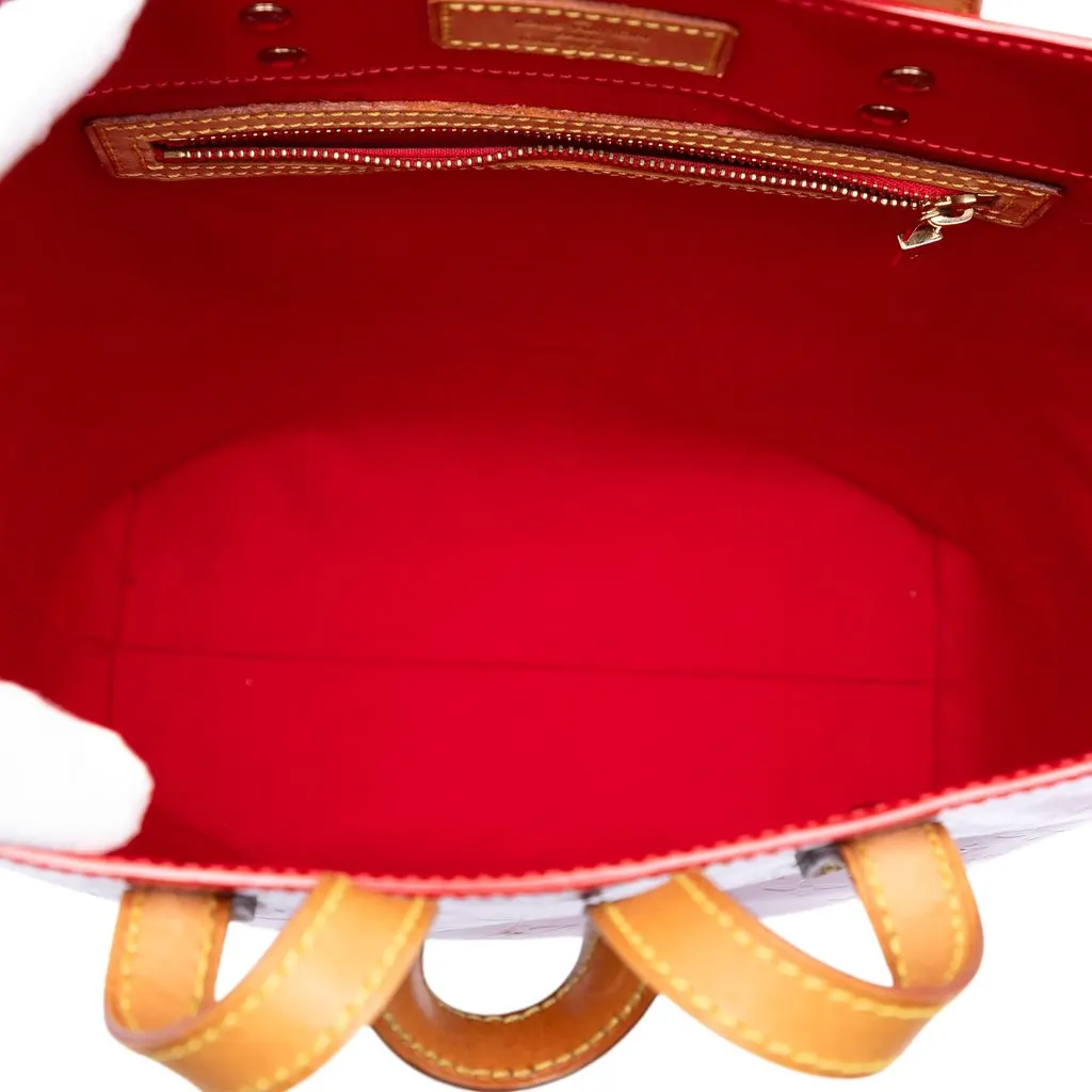 Louis Vuitton Monogram Vernis Reade MM Red Leather Very good - Model View