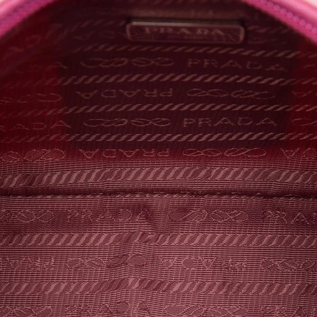 Prada Mini Tessuto Re Edition 2000 Shoulder Bag Pink Polyamide Very good - Model View
