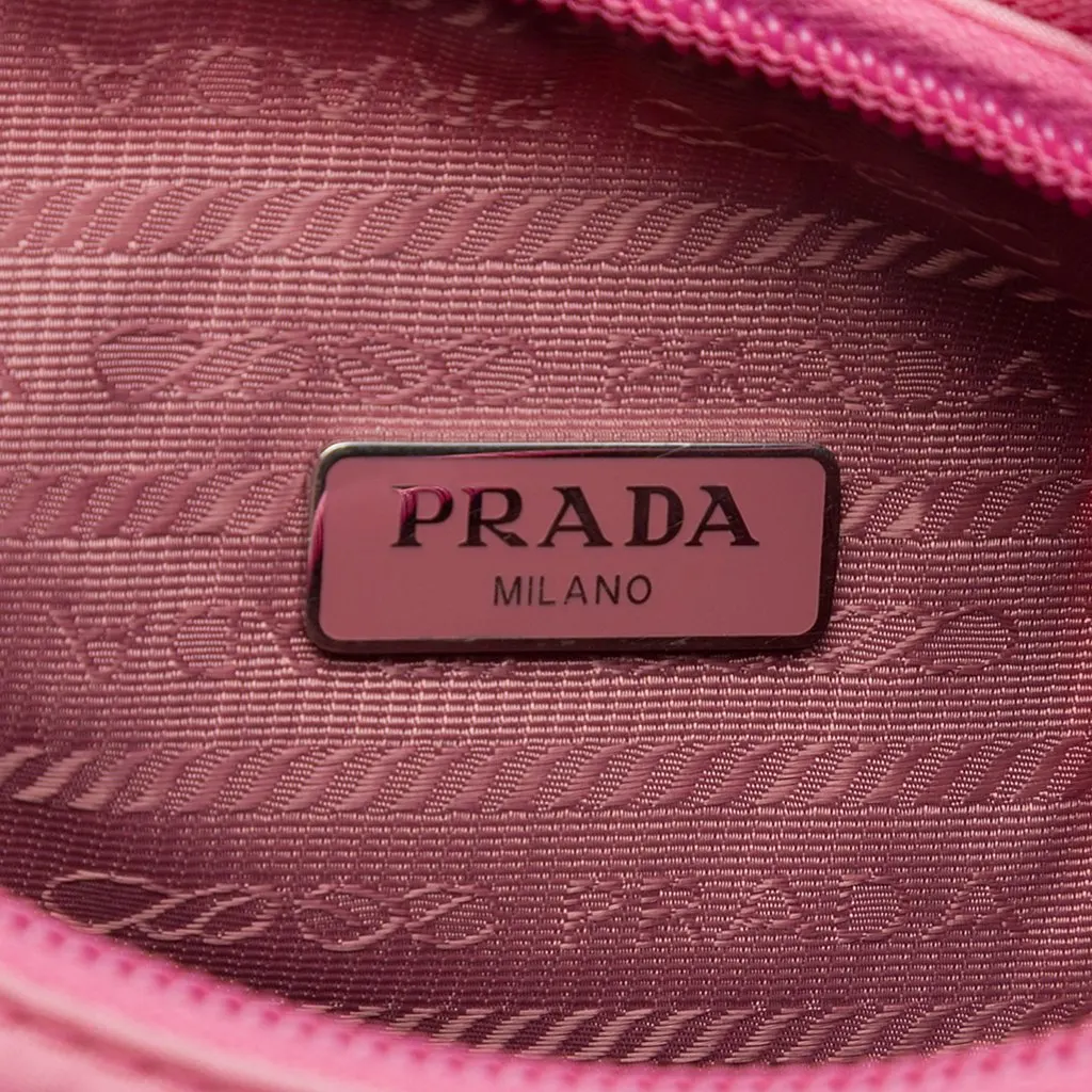 Prada Mini Tessuto Re Edition 2000 Shoulder Bag Pink Polyamide Very good - Box View