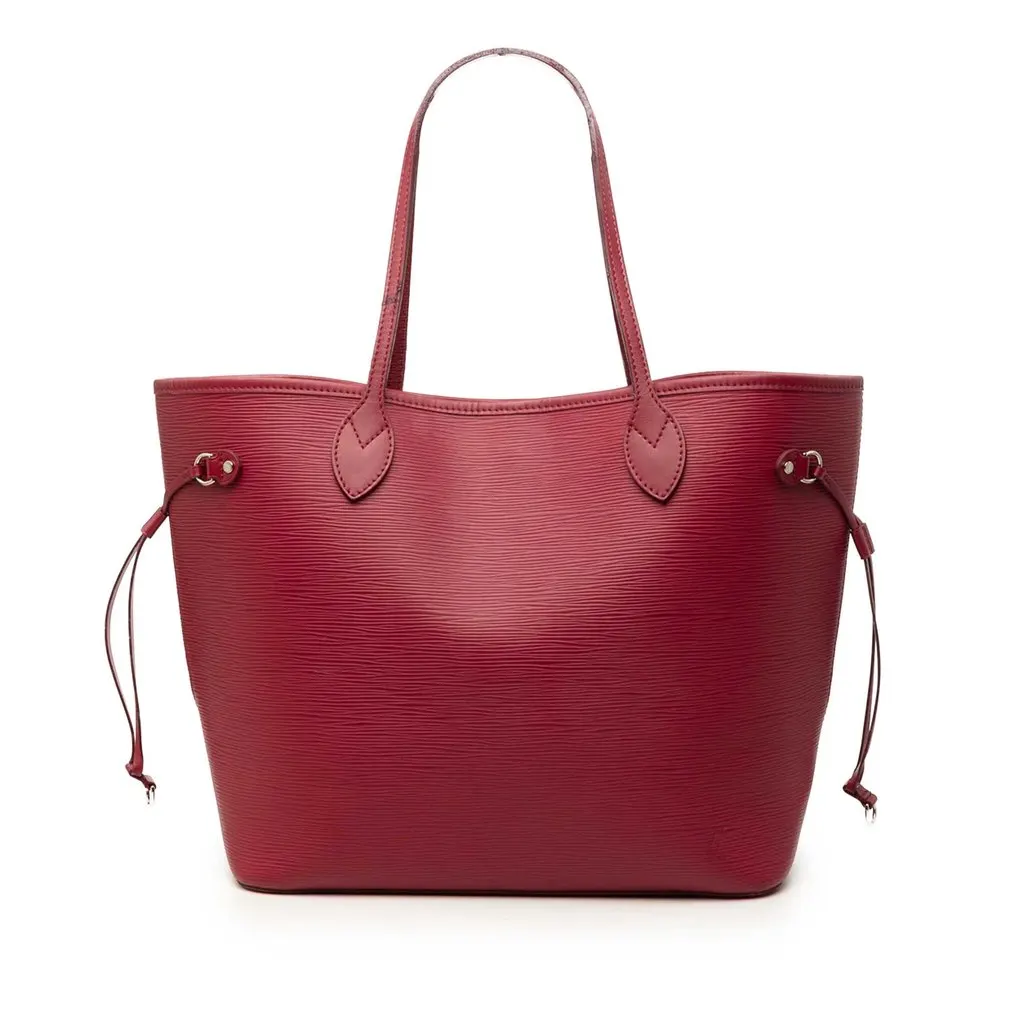 Louis Vuitton Epi Neverfull MM Red Leather Very good - Front View