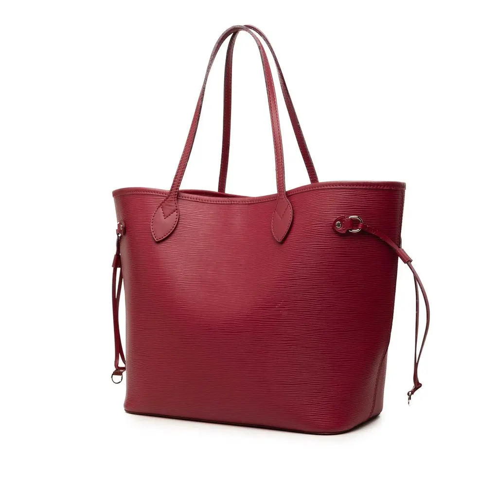 Louis Vuitton Epi Neverfull MM Red Leather Very good - Back View