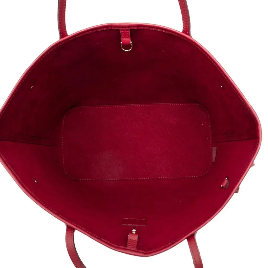 Louis Vuitton Epi Neverfull MM Red Leather Very good - Model View