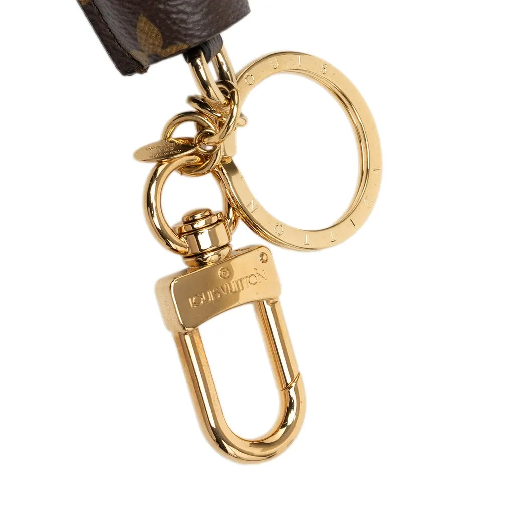 Louis Vuitton Monogram Tassel Bag Charm Brown Canvas Good - Inside View