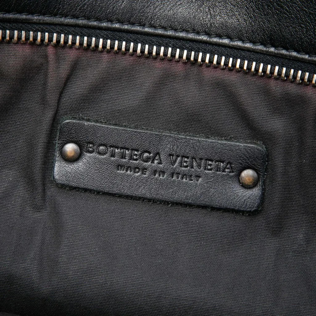 Bottega Veneta Nappa Intrecciato VN Crossbody Black Leather Very good - Box View