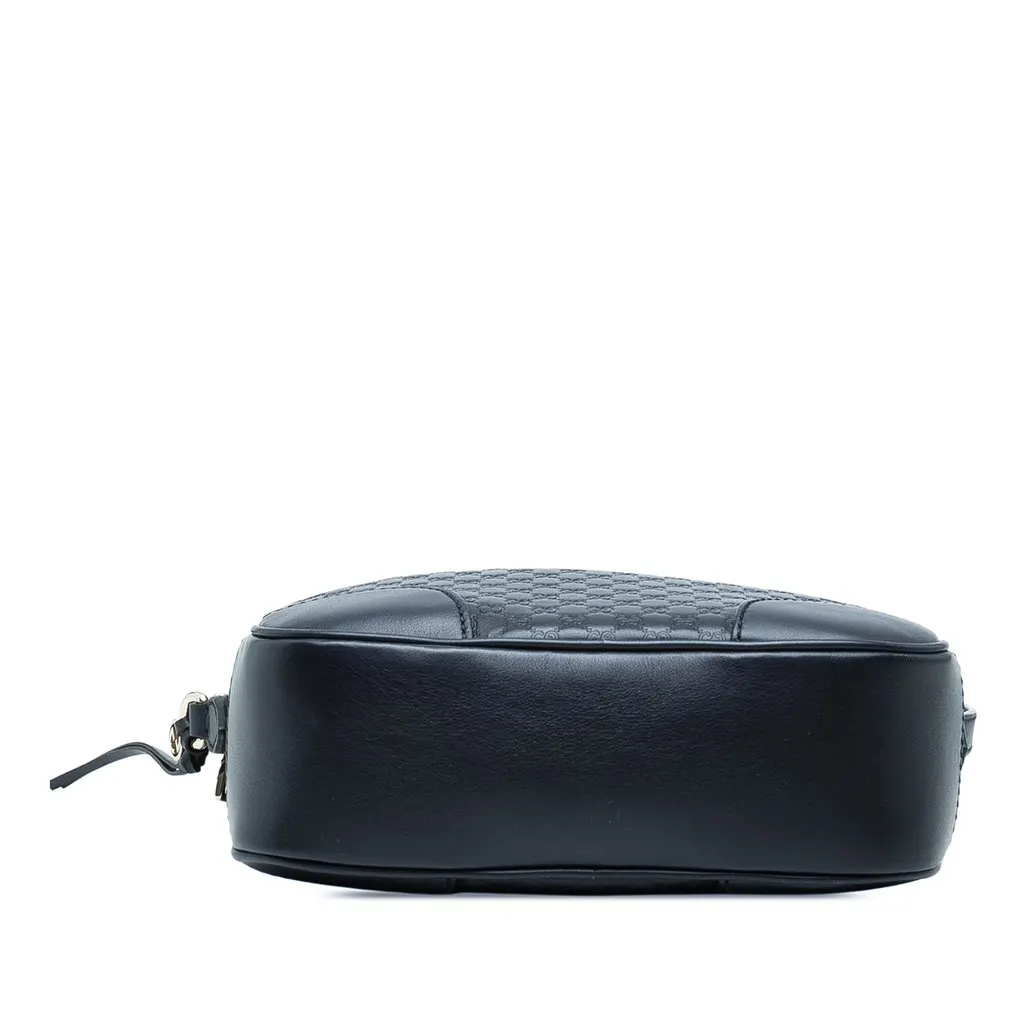 Gucci Microguccissima Bree Crossbody Blue Leather Very good - Inside View