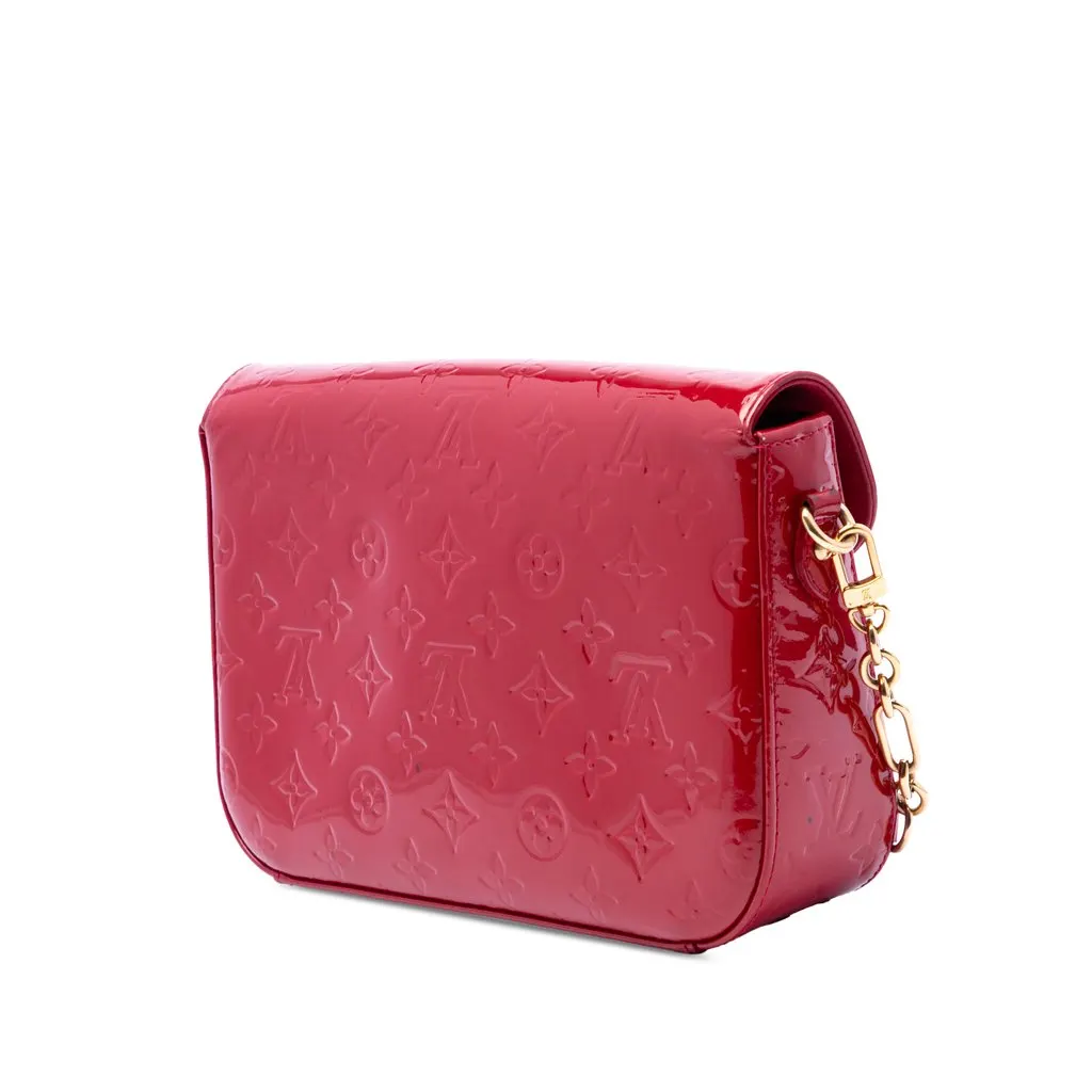 Louis Vuitton Monogram Vernis Rodeo Drive Red Leather Very good - Back View