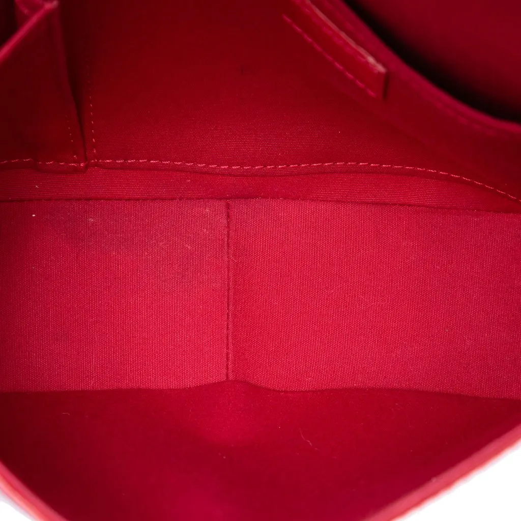 Louis Vuitton Monogram Vernis Rodeo Drive Red Leather Very good - Model View