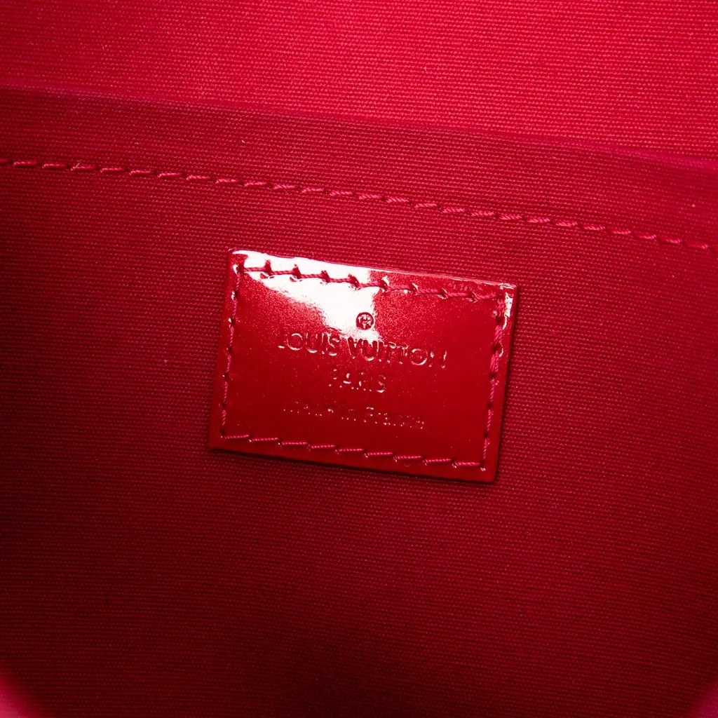Louis Vuitton Monogram Vernis Rodeo Drive Red Leather Very good - Box View