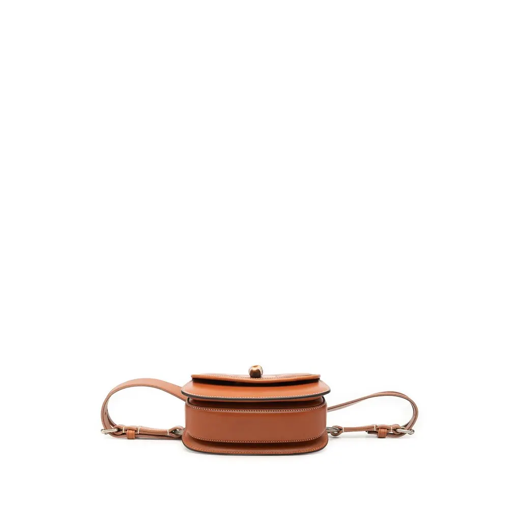 Gucci Mini Calfskin Bamboo 1947 Belt Bag Brown Leather Very good - Inside View