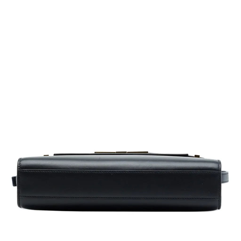 Saint Laurent Small Leather Manhattan Shoulder Bag Black Leather Very good - Inside View
