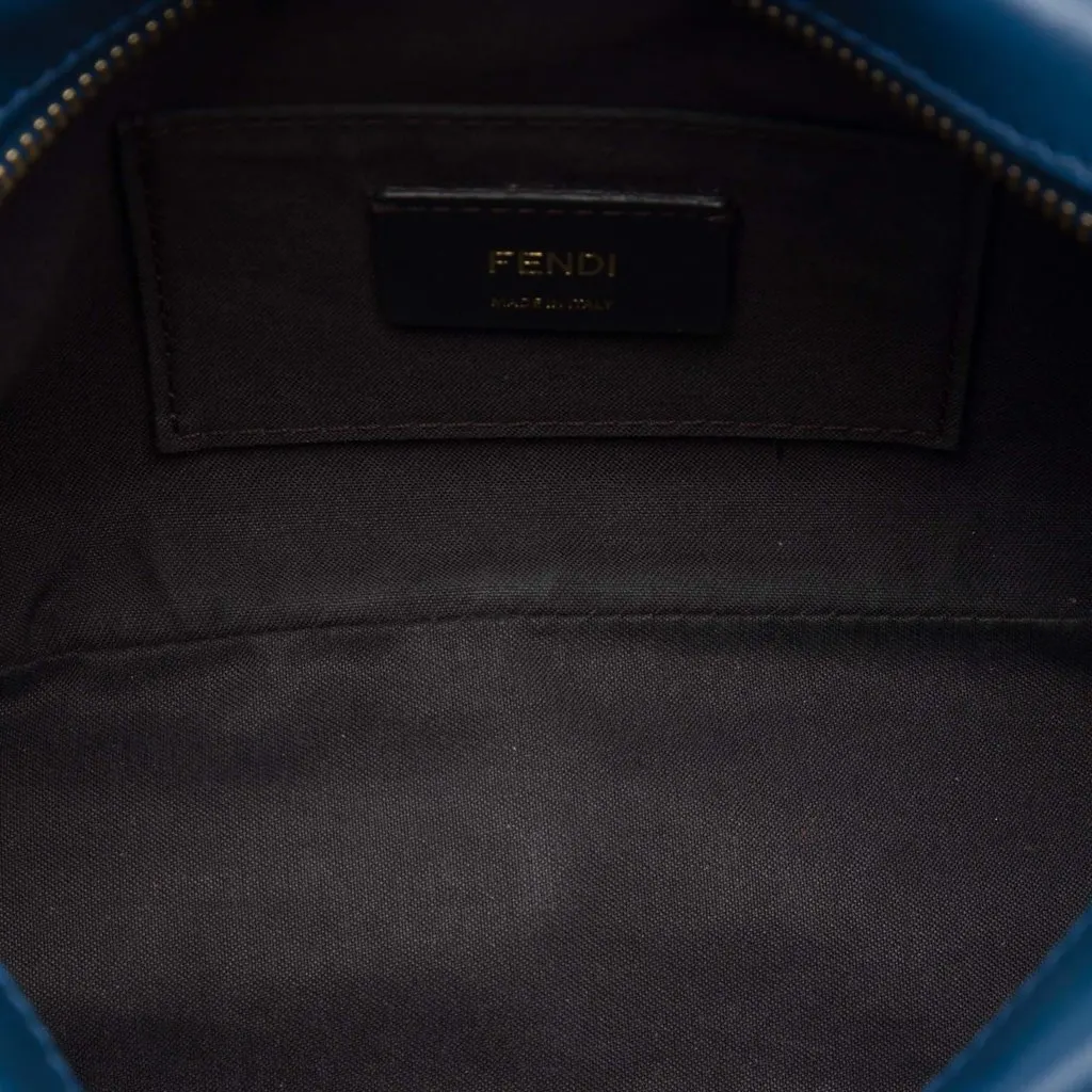 Fendi Zucca Coated Canvas FF Logo Camera Bag Brown Very good - Model View