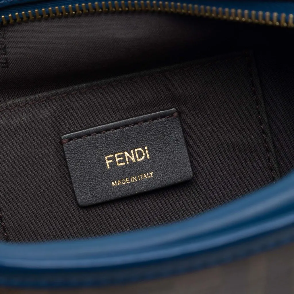 Fendi Zucca Coated Canvas FF Logo Camera Bag Brown Very good - Box View