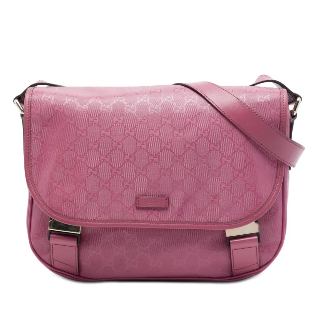 Gucci GG Imprime Crossbody Pink Very good - Front View