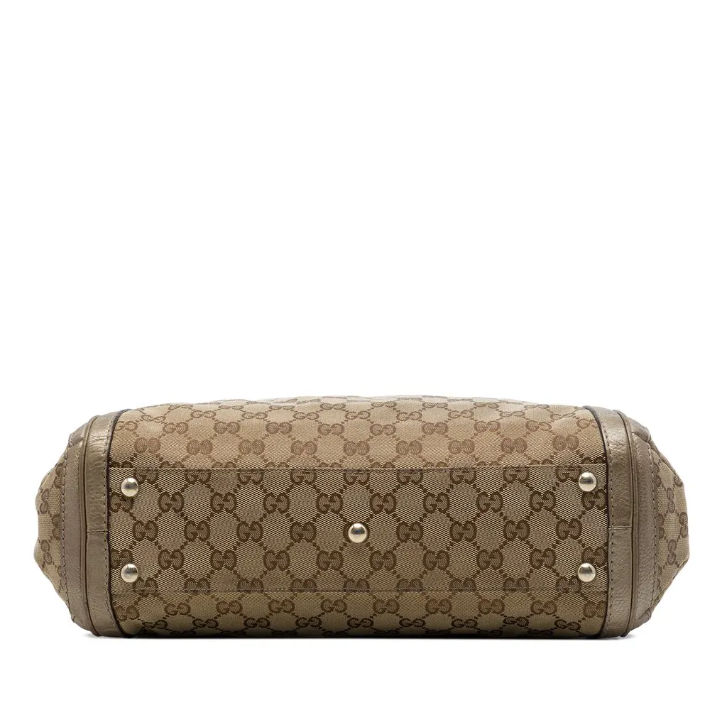 Gucci GG Canvas Bella Satchel Beige Canvas Very good - Inside View